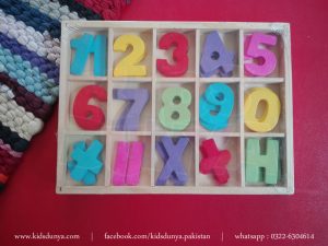 Wooden Number Box